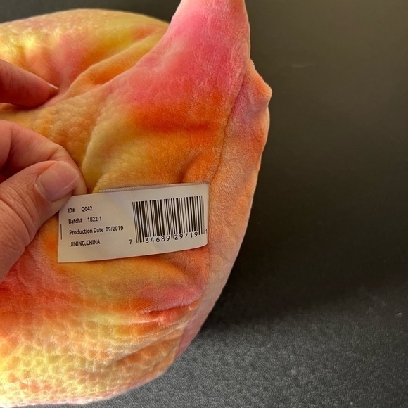 Squishmallows Trinity The Pink T-Rex Dinosaur 8" Plush Textured Tie-dye NWT - Picture 5 of 5